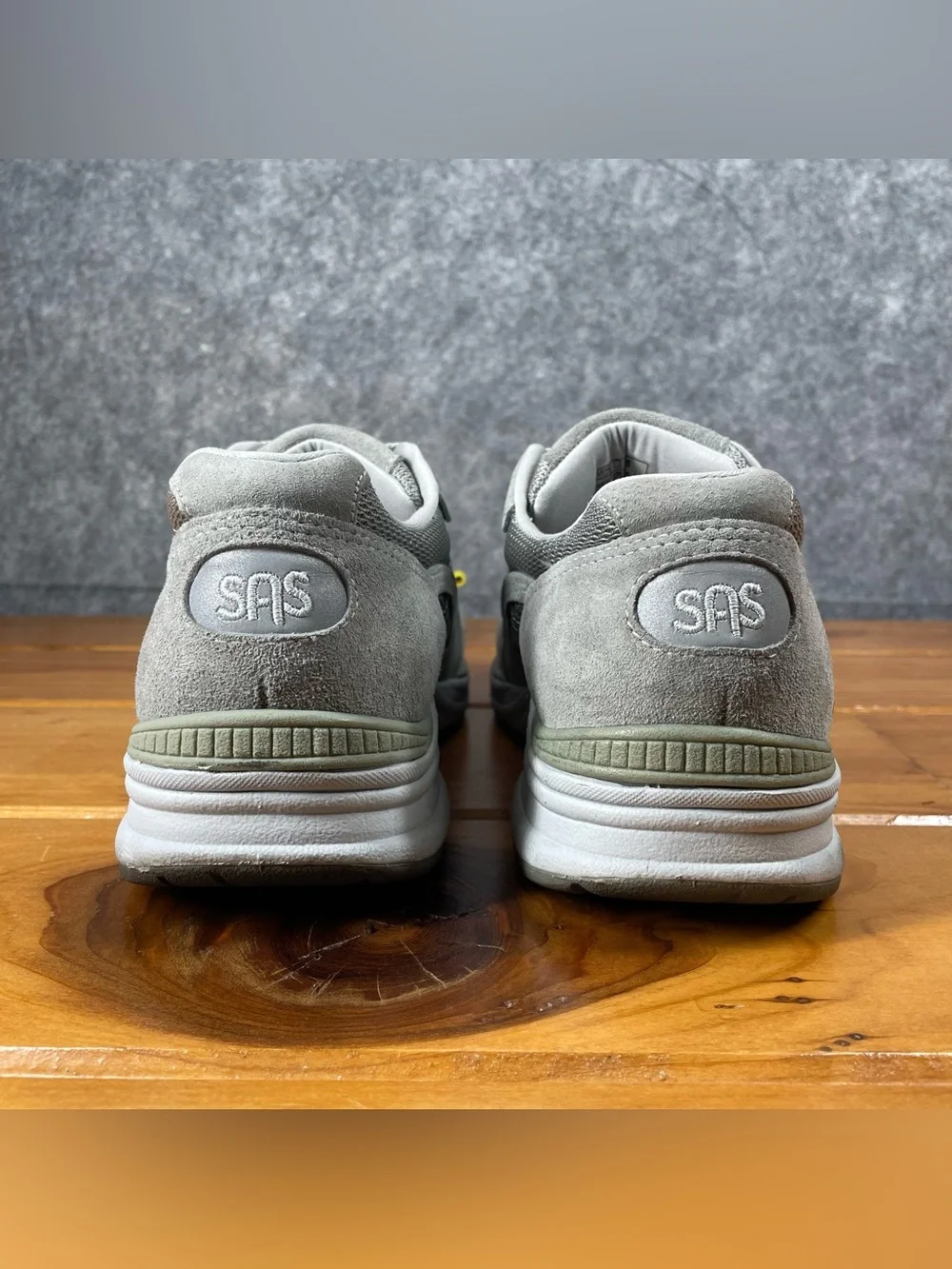 SAS Journey Mesh Mens Size 8 M Gray Tripad Comfort Walking Sneakers Made In USA
